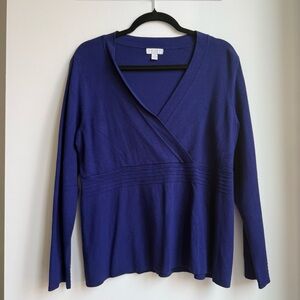 Charter Club Royal Blue Knit Top